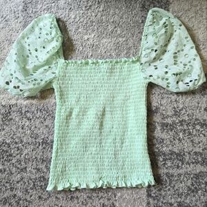 Streetwear Society Fitted Poof Shoulder Top